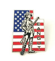 EANGUT Enlisted Association of the National Guard of Utah Pin US American Flag - $7.29