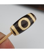DZI AGATE OLD Himalayan Tribal Tibetan Eyes Dzi Amulet Bead - €71,41 EUR