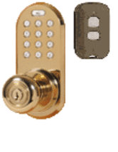 Remote Controlled Wireless Door Lock  Knob W/ Keypad - £135.88 GBP