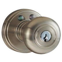 RF Remote Controlled Door Lock DOOR KNOB- Satin Nickel - £111.66 GBP