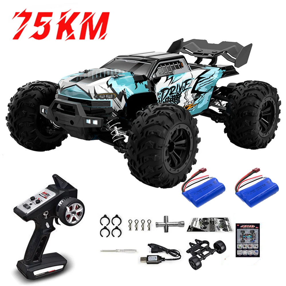 1:16 75KM/H or 50KM/H 4WD RC Car with LED Remote Control Cars High Speed Drift - £79.08 GBP+
