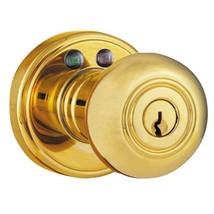 WIRELESS DOOR LOCK Remote Controlled RF DOOR KNOB BRASS - $139.69