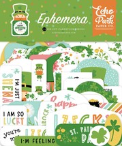 Echo Park Cardstock Ephemera 34/Pkg-Icons, Happy St. Patrick&#39;s Day - £16.02 GBP