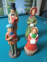 Parma Gorgeous Color Family CAROLERS 4 Figures 13 1/2 Parents and 10&quot; Ch... - $1,968.14 MXN