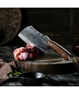 Hand Forged Chef Knife Chinese Cleaver Vegetables Meat Kitchen Tools BBQ... - $36.37