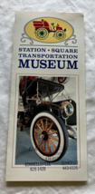 Station square transportation museum Pittsburgh vintage brochure pamphlet - $19.75