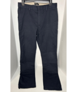 Banana Republic Aiden Slim Fit Chino Pants Mens 31x32 Navy Blue - $32.31 CAD
