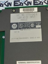 Allen-Bradley 1771-IAD B AC/DC Input Module 120V  - $14.50