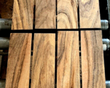 8 PIECES KILN DRIED SANDED THIN PATAGONIAN ROSEWOOD WOOD 12&quot; X 3&quot; X 1/4&quot; C - $37.57