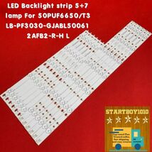 12pcs LED  for 50PUH6300 50put6400 50PUH6400 50PUF6061 500TT67 500TT68 V2 - $20.90