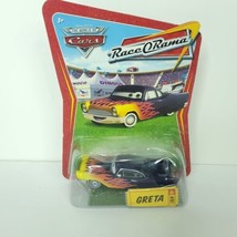 2009 Mattel Disney Pixar Cars #81 Greta Race O Rama Bent Card NEW - $17.81