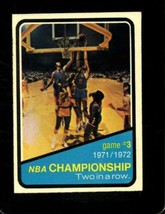 1972-73 Topps #156 Nba Playoffs Game 3 Ex *X50883 - £7.11 GBP