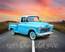 1955 Chevrolet 3100 Pickup Beautiful Premium Photo Print 8&quot; x 10&quot; GREAT ... - $14.62