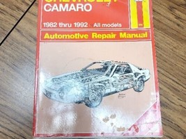 Haynes Chevrolet Camaro 1982-1992 All Models Automotive Repair Manual VTG - £8.86 GBP