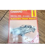 Haynes Chevrolet Camaro 1982-1992 All Models Automotive Repair Manual VTG - £8.83 GBP