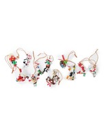 Vtg Warner Bros Looney Tunes 1995 Mini Christmas Tree Ornaments Pepé Taz... - $20.36 CAD