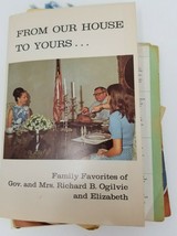 From Our House to Yours Governor Ogilvie Cookbook and Clippings Vintage 1970s  - £14.91 GBP