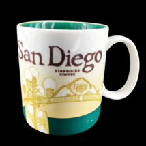 Starbucks 2009 San Diego Global Icon Collector Ceramic Coffee Mug Cup 16 oz - £19.34 GBP