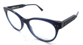 Bottega Veneta Eyeglasses Frames BV0017O 004 52-18-145 Blue Made in Italy - $109.37