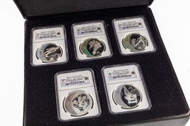 2009 Canada S$25 Vancouver Olympics Set of 5 Silver Coins Series III NGC PF69 - £401.91 GBP