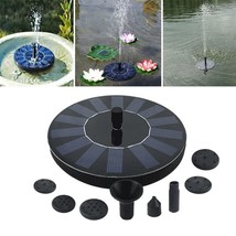 7V Solar Fountain Watering kit Power Solar Pump Pool Pond Submersible Waterfall  - £26.29 GBP