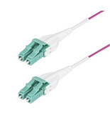 Startech OM4RLCLC2M OM4 LC/LC MULTIMODE FIBER CABLE UNIBOOT/OFNR RISER/1... - $73.18 CAD