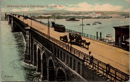 Bird&#39;s-Eye View of Eads Bridge St. Louis MO Postcard PC559 - £6.93 GBP