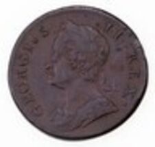 1748 Great Britain 1/2 Penny Coin in Very Fine Conditon KM # 579.2 - $120.62