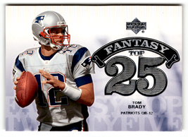 2006 Upper Deck Fantasy Top 25 #F25-BR Tom Brady NM-MT Patriots - $4.94