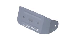 10 - 2&quot; x 3&quot; Gutter Downspout clip White - $264.59 MXN