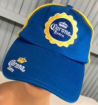 Corona Extra Mexico Mesh Beer Snapback Blue Baseball Cap Hat - £10.50 GBP
