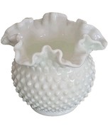 Fenton ~ Hobnail ~ Milk Glass ~ Ruffled Edge ~ White ~ 6" Dia. x 5.5" Ta... - €34,44 EUR Fenton ~ Hobnail ~ Milk Glass ~ Ruffled Edge ~ White ~ 6" Dia. x 5.5" Ta... - €34,44 EUR