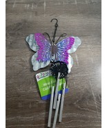 (1) Garden Collection Metal Colorful Butterfly Wind Chime. NEW - €12,73 EUR