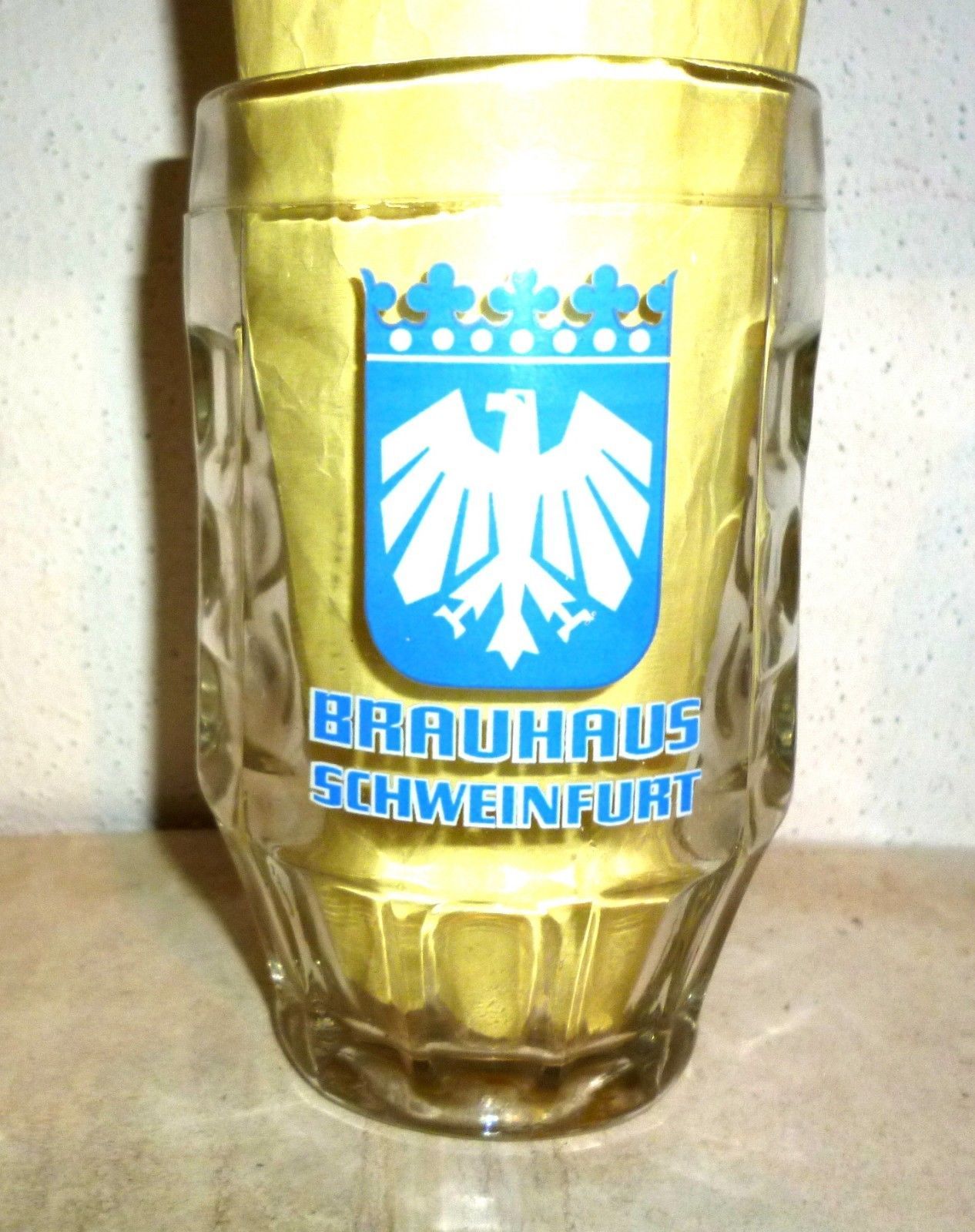 Schweinfurter Brauhaus Schweinfurt +2015 German Beer Glass Seidel - $9.50