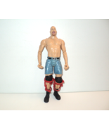 Stone Cold Steve Austin Wrestling Action Figure 2001 Jakks Pacific 7&quot; Le... - £17.50 GBP