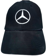 Mercedes Benz Black Adjustable Strapback Hat by Star Distribution Gmbh - €17,28 EUR