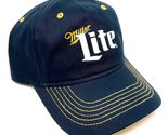 Miller Beer Logo Navy Blue Curved Bill Adjustable Slouch Hat - £10.74 GBP