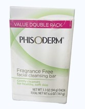 Phisoderm Fragrance Free Facial Cleansing Soap Bar  twin pack ( 2 bars total ) - £23.35 GBP