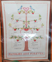 CREATIVE CIRCLE 1609 Family Tree Cross Stitch Kit Russell Bushee NEW 12x16 - £18.19 GBP