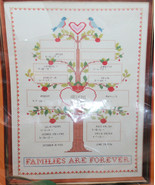 CREATIVE CIRCLE 1609 Family Tree Cross Stitch Kit Russell Bushee NEW 12x16 - £18.45 GBP