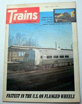 June 1972 Trains: The Magazine Of Railroading Steam/Diesel Rosters News Yarns - £7.81 GBP