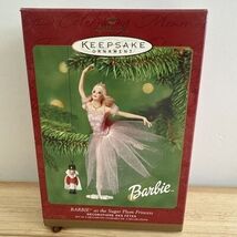 2001 Hallmark Keepsake Christmas Ornament Barbie Sugar Plum Princess New... - $1,110.93 MXN