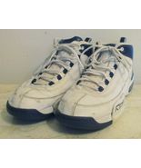 Men's Athletic Shoe Reebok RB 606 FLU 4-156187 Size 11.5 White and Blue - $39.60