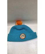 Vintage 1970 80s NFL Miami Dolphins Toboggan Adult Hat, w/ pompom, Teal ... - €38,65 EUR