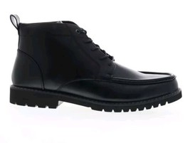 Rockport Kevan Boot CJ1573 Mens Black Synthetic Lace Up Casual Dress Siz... - $56.09