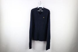 Vtg Abercrombie &amp; Fitch Mens Large Faded Heavyweight Chunky Ribbed Knit ... - £43.32 GBP