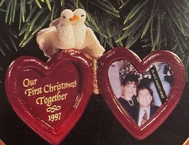 1997 Hallmark Keepsake Our First Christmas Together Ornament - New- Hearts/ Dove - £6.04 GBP
