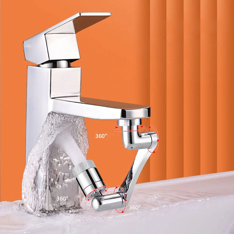 House Home Universal 1080 ° Swivel Robotic Arm Swivel Extension Faucet Aerator S - £19.92 GBP