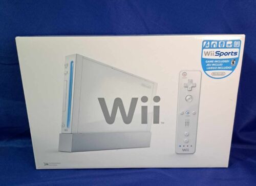 Nintendo Wii Sports White Console In Box  RVL-001 ~ Tested & Working - £201.86 GBP