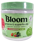 Bloom Greens &amp; Superfoods Powder Strawberry Kiwi 30 Servings 6.39 oz - $390.84 MXN